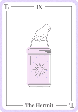 The Hermit Tarot Card