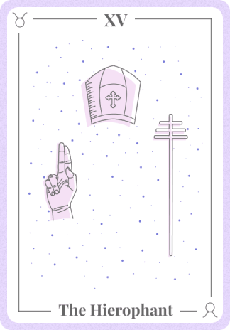 The Hierophant Tarot Card