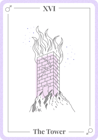 The Tower Tarot Card