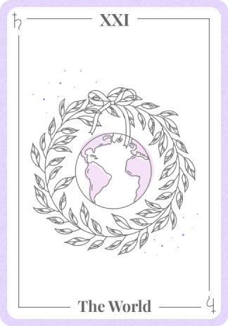 The World Tarot Card