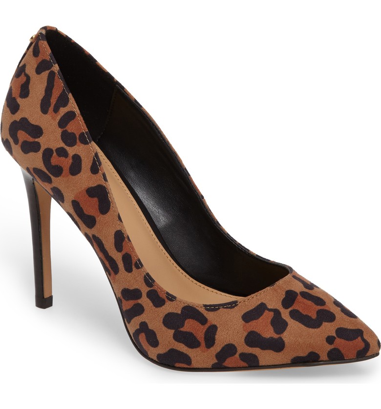 leopard print heel sign