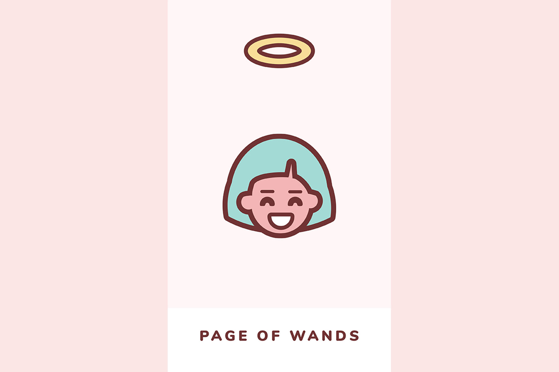 page of wands