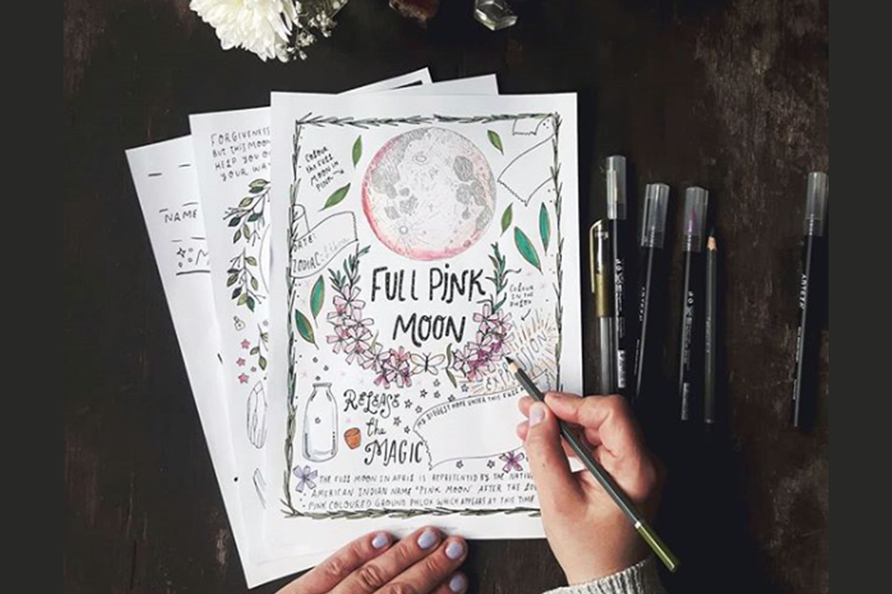 journal full moon