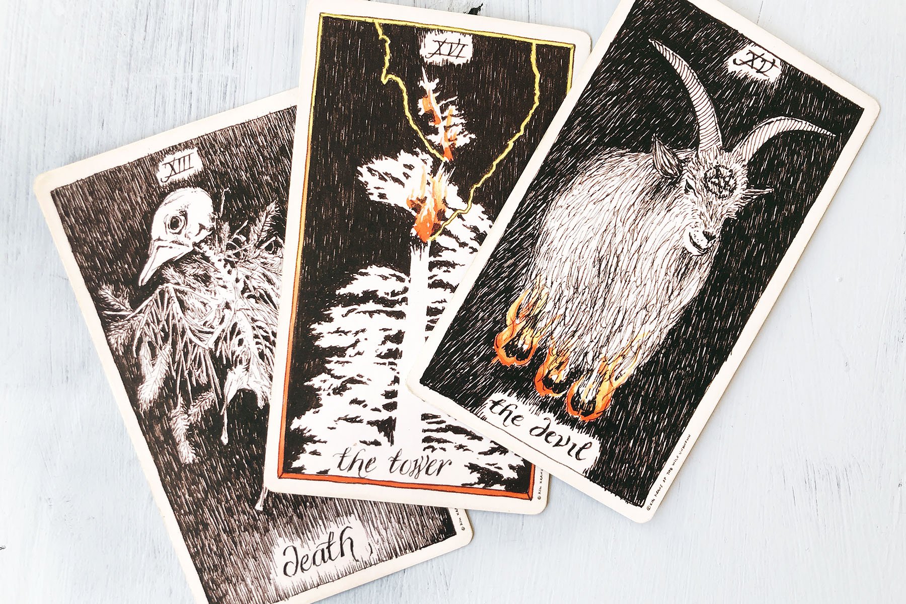 How to Read ‘Bad’ Tarot Cards Positively: The Devil, The Tower, and Death