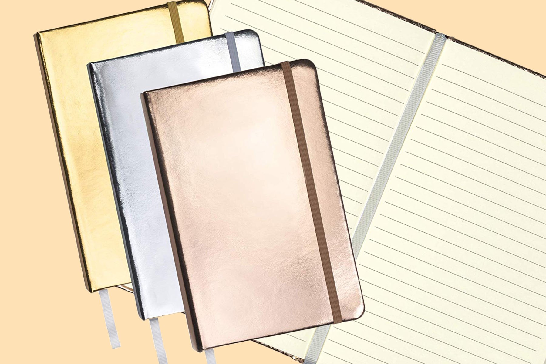 metallic journals