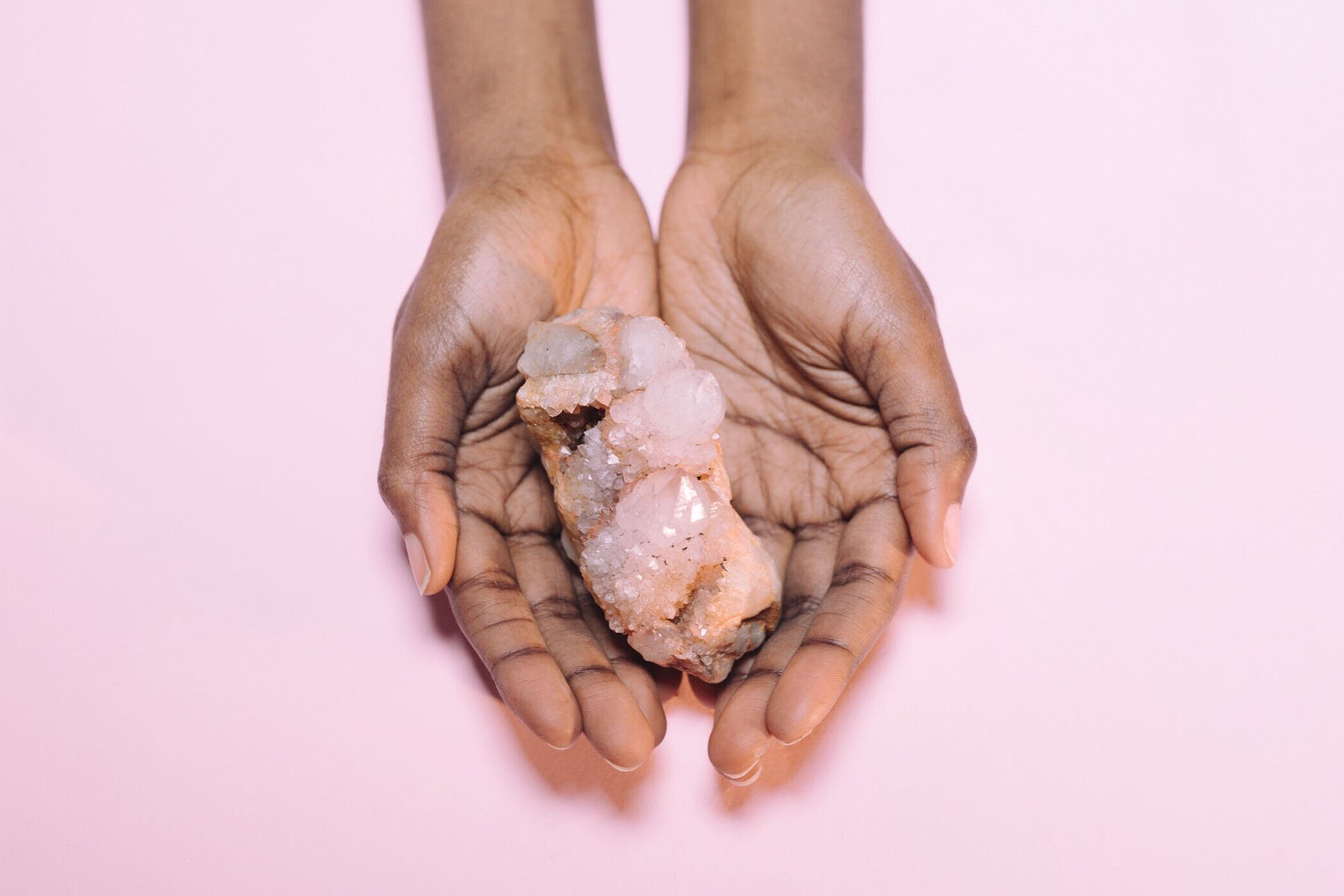 rose quartz crystal