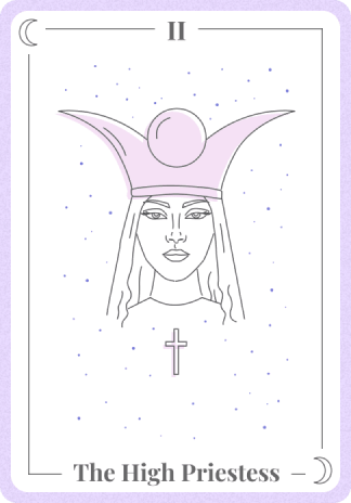 The High Priestess card