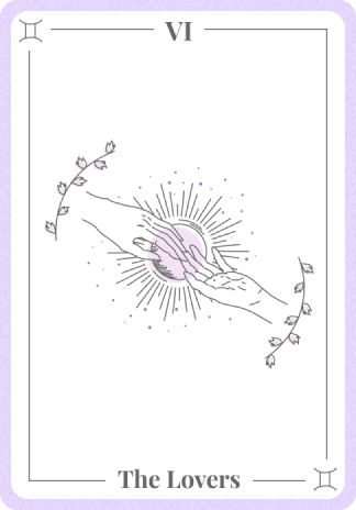 The Lovers card